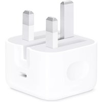 Apple 20W USB-C Power Adapter, Fast Charge, UK Plug, Compatible with iPhones, iPads & More