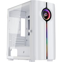 1st Player IS3-BK ARGB Tempered Glass Mid Tower Gaming Case - White