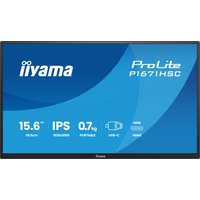 iiyama Prolite P1671HSC-B1 15.6" IPS Full HD USB-C portable Monitor with Speaker and Leather Cover