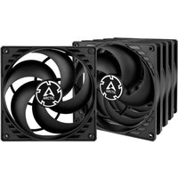 Arctic P14 140mm Pressure Optimised Case Fans - Black 5 Pack