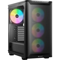 be quiet! Pure Base 501 LX Tempered Glass Mid Tower Gaming PC Case - Black