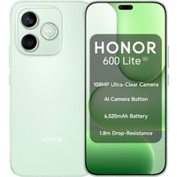 HONOR 600 Lite 6.6" AMOLED MediaTek Dimensity 7100 Elite 8GB RAM 256GB Storage 5G Dual-SIM MagicOS Smartphone - Sprout Green