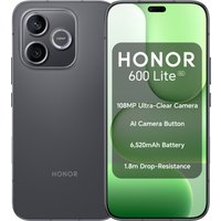 HONOR 600 Lite 6.6" AMOLED MediaTek Dimensity 7100 Elite 8GB RAM 256GB Storage 5G Dual-SIM MagicOS Smartphone - Velvet Black