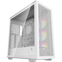 DeepCool Morpheus WH Full Tower Case - 480mm GPU Clearance, 420mm Radiator Support, ARGB Fan - White