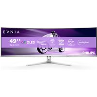 Philips Evnia 8000 49M2C8900L/00 48.9" Curved OLED Dual QHD 144Hz 0.03ms Height Adjustable Built in Speakers Gaming Monitor