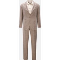 BRUNELLO CUCINELLI Brunello Cucinelli - Herren - Anzug graubraun/grau kariert