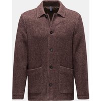 04651/ A trip in a bag 04651/ A trip in a bag - Herren - Jacke bordeaux/hellbraun
