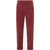 04651/ A trip in a bag 04651/ A trip in a bag - Herren - Cord-Jogpants dunkelrot