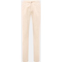Aurélien Aurélien - Herren - Leinen-Jogpants creme meliert