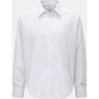 Ami Paris Ami Paris - Herren - Casual Hemd Kent Kragen rauchblau/weiß gestreift