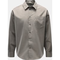 Ami Paris Ami Paris - Herren - Casual Hemd Kent-Kragen taupe