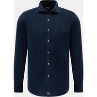 Sonrisa Sonrisa - Herren - Cordhemd Haifisch-Kragen navy
