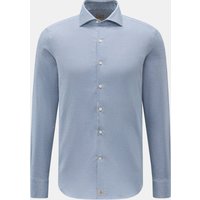 Sonrisa Sonrisa - Herren - Oxford-Hemd Haifisch-Kragen rauchblau