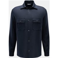 Marco Pescarolo Marco Pescarolo - Herren - Casual Hemd 'Next' Kent-Kragen navy