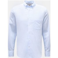 Officine Générale Officine Générale - Herren - Oxford-Hemd Button-Down-Kragen weiß/hellblau gestreift