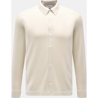 Lardini Lardini - Herren - Seiden-Strickhemd creme