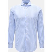 Gherardi Gherardi - Herren - Casual Hemd Haifisch-Kragen blau/weiß gestreift