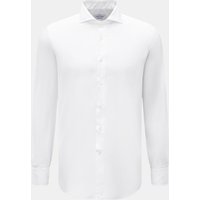 Gherardi Gherardi - Herren - Casual Hemd Haifisch-Kragen weiß