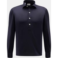 Giampaolo Giampaolo - Herren - Jersey Popover-Hemd Haifisch-Kragen navy