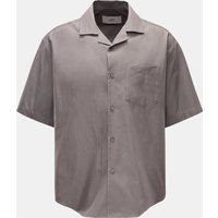 Ami Paris Ami Paris - Herren - Kurzarmhemd Kubanischer Kragen taupe