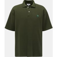 Maison Kitsuné Maison Kitsuné - Herren - Poloshirt 'Bold Fox' dunkelgrün
