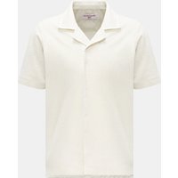 Orlebar Brown Orlebar Brown - Herren - Frottee Kurzarmhemd Kubanischer Kragen 'Griffith' offwhite