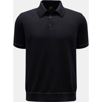Brioni - Herren - Kurzarm-Strickpolo dark navy