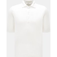 Lardini - Herren - Kurzarm-Strickpolo offwhite