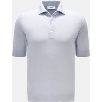 Lardini - Herren - Kurzarm-Strickpolo rauchblau