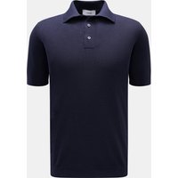 Lardini - Herren - Kurzarm-Strickpolo navy
