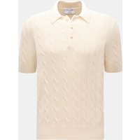 Gran Sasso Gran Sasso - Herren - Kurzarm-Strickpolo creme
