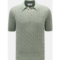 Gran Sasso Gran Sasso - Herren - Kurzarm-Strickpolo salbei
