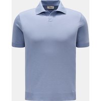 Altea Altea - Herren - Kurzarm-Strickpolo 'Pierre' rauchblau