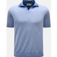 Altea Altea - Herren - Kurzarm-Strickpolo rauchblau
