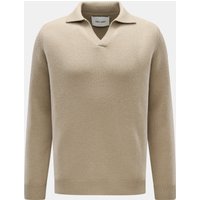 Soft Goat Soft Goat - Herren - Cashmere Strickpolo khaki