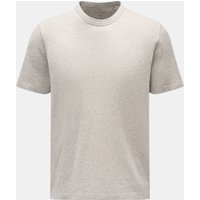 Officine Générale Officine Générale - Herren - Rundhals-T-Shirt 'Cneck Tee' hellgrau meliert