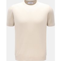Lardini - Herren - Seiden Kurzarmpullover sand
