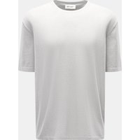 Soft Goat Soft Goat - Herren - Kurzarmpullover hellgrau