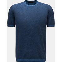 Moorer Moorer - Herren - Kurzarmpullover 'Jude' navy