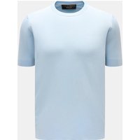 Filippo de Laurentiis Filippo de Laurentiis - Herren - Feinstrick-Kurzarmpullover hellblau