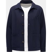 04651/ A trip in a bag 04651/ A trip in a bag - Herren - Seersucker-Overshirt navy