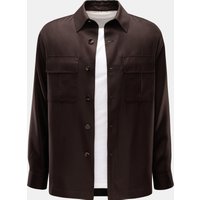 Agnona Agnona - Herren - Overshirt dunkelbraun