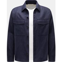 Agnona Agnona - Herren - Overshirt navy meliert
