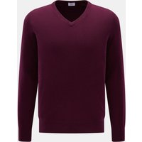 von Braun von Braun - Herren - Cashmere V-Neck Pullover bordeaux