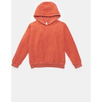 04651/ A trip in a bag Herren - Kinder Fleece-Kapuzenpullover 'Oyster Kids PF Hoody' orange