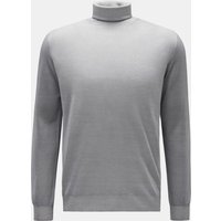 Zanieri Zanieri - Herren - Feinstrick-Rollkragenpullover hellgrau