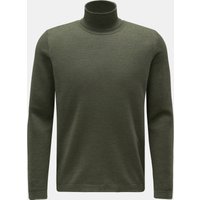 04651/ A trip in a bag 04651/ A trip in a bag - Herren - Merino Rollkragenpullover 'Oyster' dunkelgrün