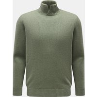 Maurizio Baldassari Maurizio Baldassari - Herren - Cashmere Pullover 'Open Turtle Neck' graugrün meliert
