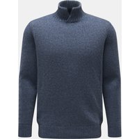 Maurizio Baldassari Maurizio Baldassari - Herren - Cashmere Pullover 'Open Turtle Neck' rauchblau meliert