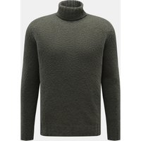 04651/ A trip in a bag 04651/ A trip in a bag - Herren - Rollkragenpullover 'Chunky Turtle' dunkelgrün